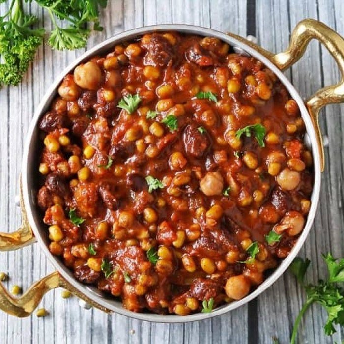 Хорватское рагу из фасоли