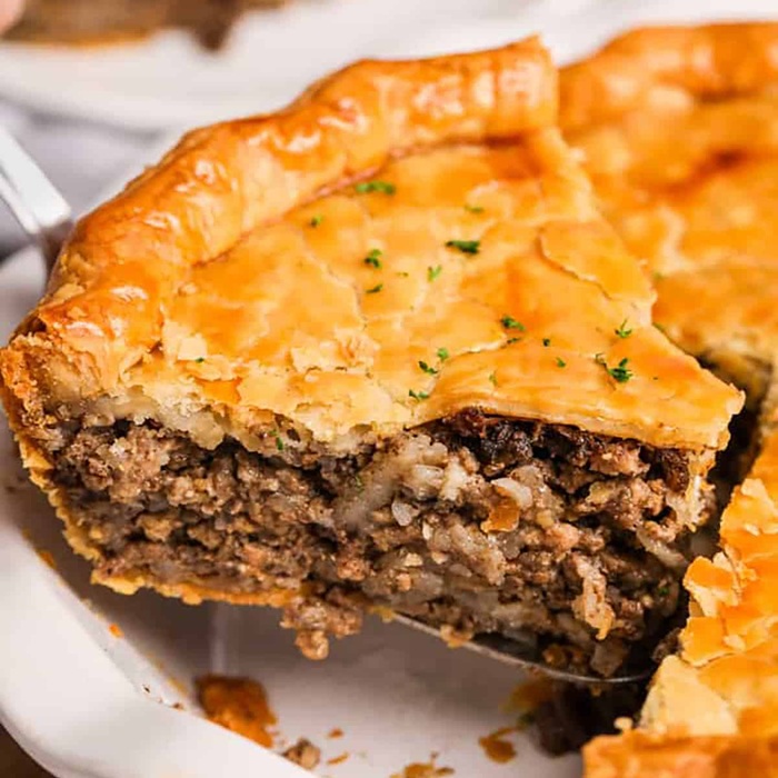 Классический тортьер — канадский мясной пирог