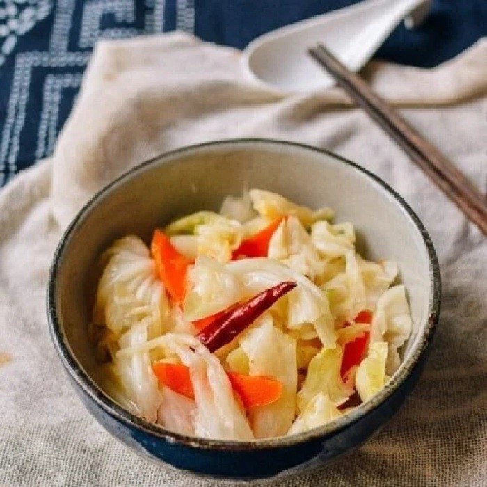 Маринованная капуста по-лаосски Сом Пак
