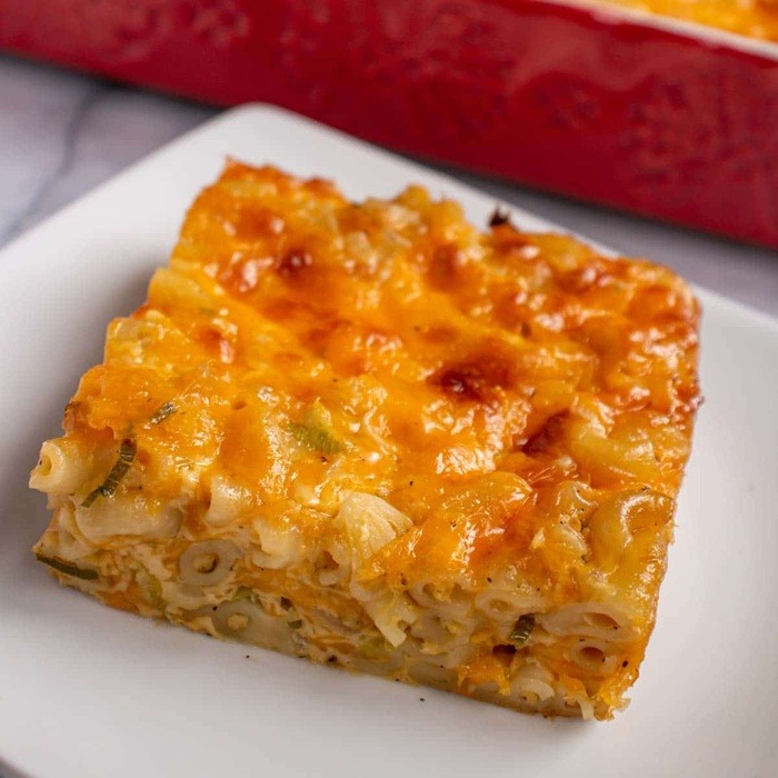 Пирог с макаронами
