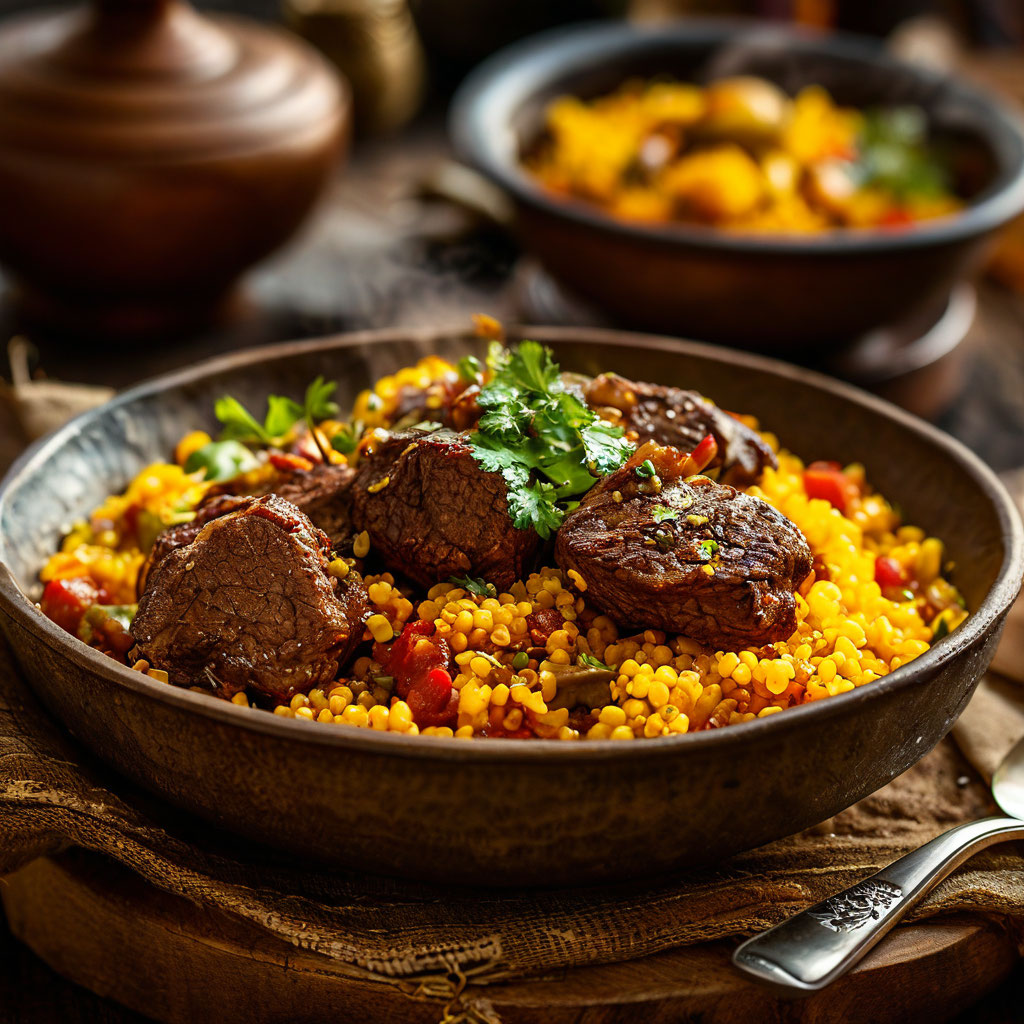 Кускус с бараниной