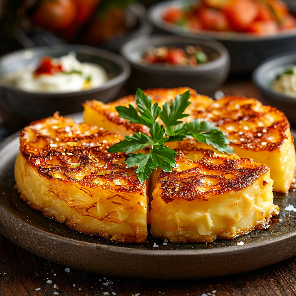 Саганаки жареный сыр