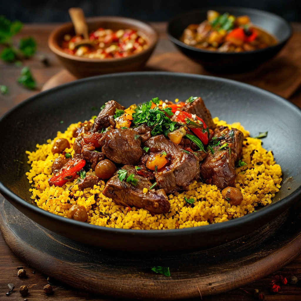 Кускус с бараниной